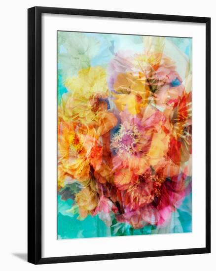 Photomontage of a Bouquet-Alaya Gadeh-Framed Photographic Print