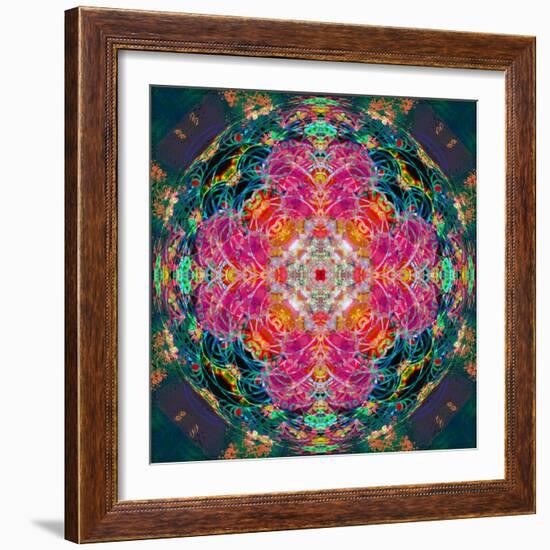 Photomontage of Flowers, Conceptual Composing Work-Alaya Gadeh-Framed Photographic Print