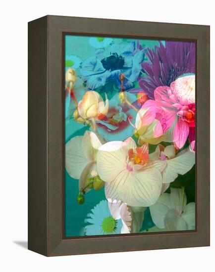 Photomontage of Flowers in Water-Alaya Gadeh-Framed Premier Image Canvas