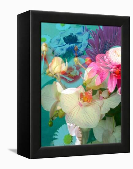 Photomontage of Flowers in Water-Alaya Gadeh-Framed Premier Image Canvas