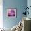 Photomontage of Hyacinths Blossoms and Textures in Pink, Lilacs and Brown Tones-Alaya Gadeh-Framed Photographic Print displayed on a wall