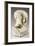 Phrenology, Bust, 1860-Lorenzo Niles Fowler-Framed Giclee Print