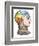 Phrenology Model of the Locations of the Various Organs of Mind in the Human Head-null-Framed Giclee Print