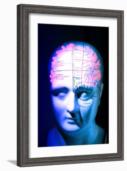 Phrenology Model-PASIEKA-Framed Photographic Print