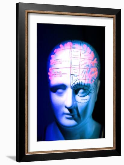 Phrenology Model-PASIEKA-Framed Photographic Print