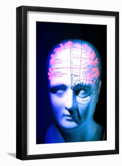 Phrenology Model-PASIEKA-Framed Photographic Print