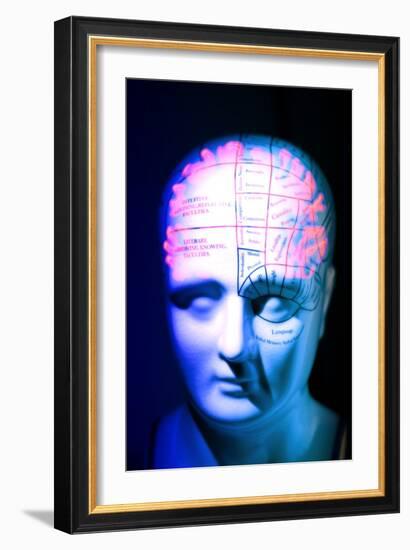 Phrenology Model-PASIEKA-Framed Photographic Print