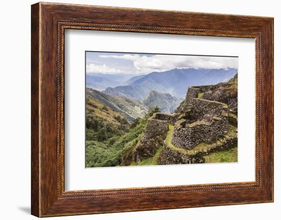 Phuyupatamarca Inca Ruins on Inca Trail Trek Day 3, Cusco Region, Peru, South America-Matthew Williams-Ellis-Framed Photographic Print