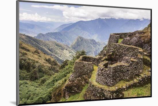 Phuyupatamarca Inca Ruins on Inca Trail Trek Day 3, Cusco Region, Peru, South America-Matthew Williams-Ellis-Mounted Photographic Print