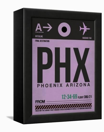 PHX Phoenix Luggage Tag 1-NaxArt-Framed Stretched Canvas