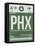 PHX Phoenix Luggage Tag 1-NaxArt-Framed Stretched Canvas