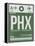 PHX Phoenix Luggage Tag 1-NaxArt-Framed Stretched Canvas