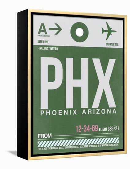 PHX Phoenix Luggage Tag 1-NaxArt-Framed Stretched Canvas