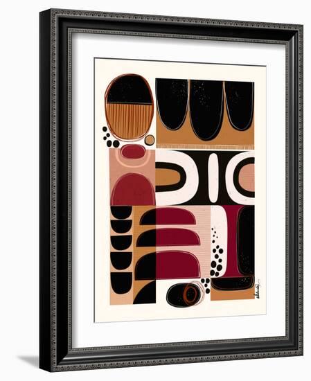 Phylatic -Tribal Tapestry-Ishita Banerjee-Framed Art Print