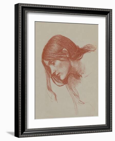 'Phyllis and Demophoon Study', c1897-John William Waterhouse-Framed Giclee Print