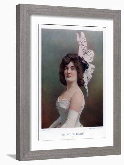 Phyllis Rankin, American Actress, 1901-W&d Downey-Framed Giclee Print