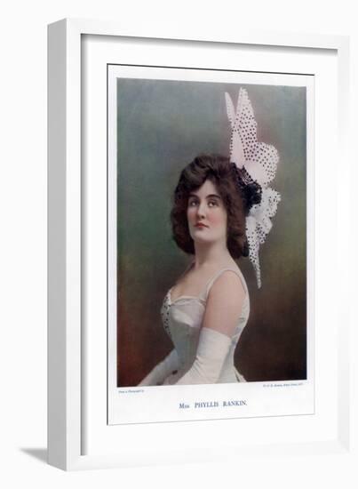 Phyllis Rankin, American Actress, 1901-W&d Downey-Framed Giclee Print