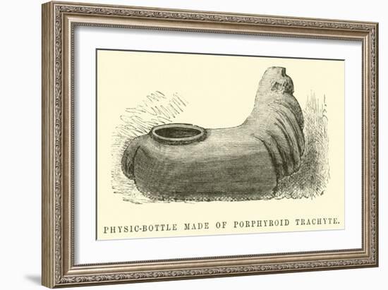 Physic-Bottle Made of Porphyroid Trachyte-Édouard Riou-Framed Giclee Print