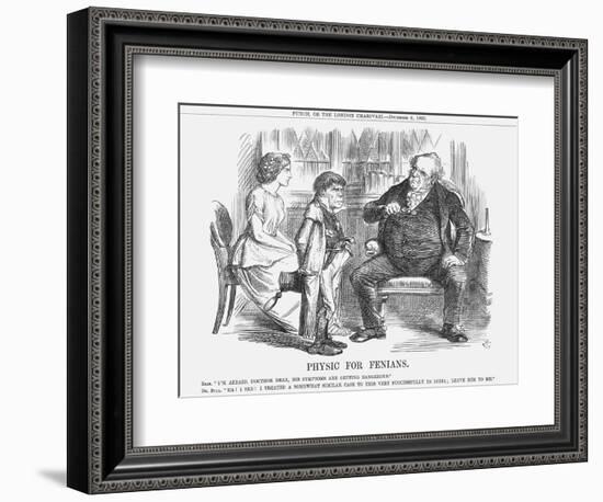 Physic for Fenians, 1866-John Tenniel-Framed Giclee Print