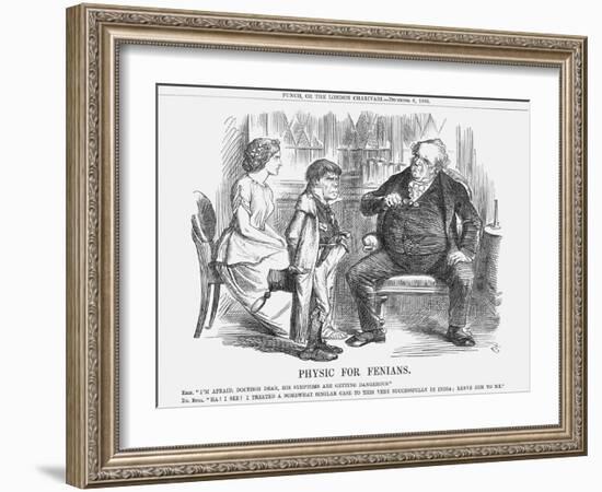 Physic for Fenians, 1866-John Tenniel-Framed Giclee Print