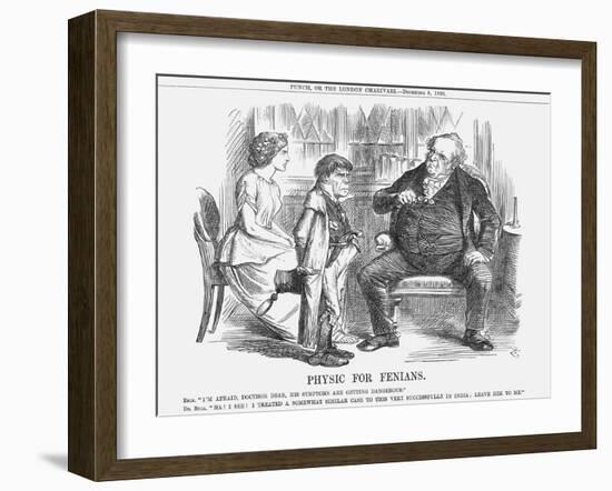 Physic for Fenians, 1866-John Tenniel-Framed Giclee Print