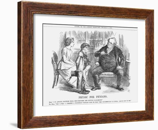 Physic for Fenians, 1866-John Tenniel-Framed Giclee Print