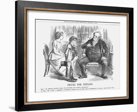 Physic for Fenians, 1866-John Tenniel-Framed Giclee Print