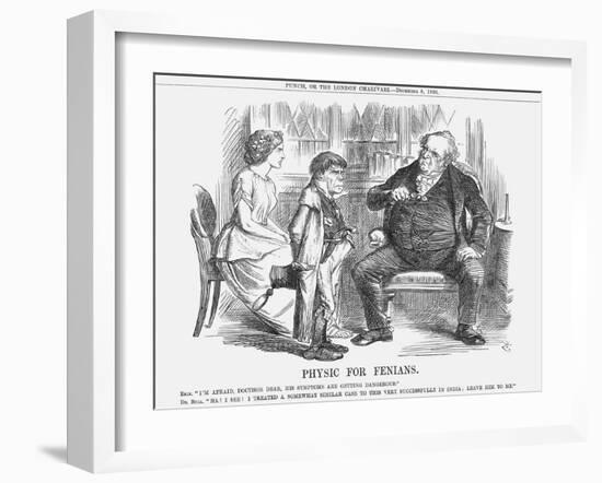 Physic for Fenians, 1866-John Tenniel-Framed Giclee Print