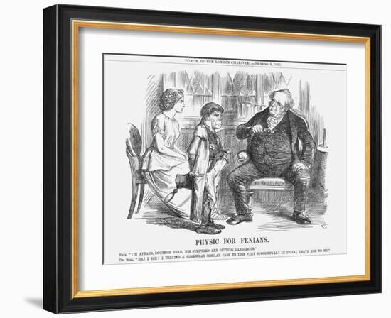 Physic for Fenians, 1866-John Tenniel-Framed Giclee Print