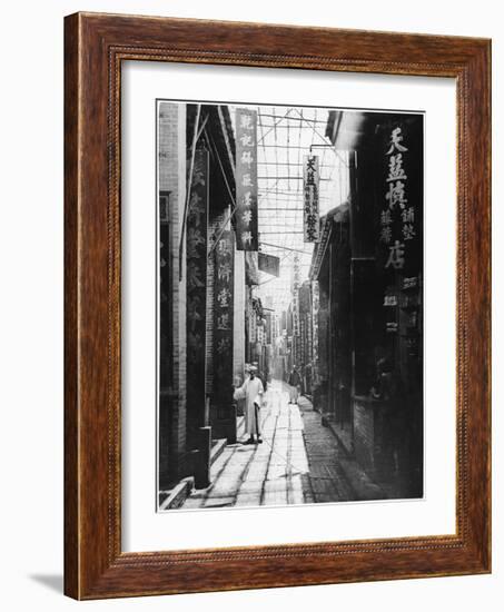 Physic Street, Canton, C.1867-72-John Thomson-Framed Photographic Print