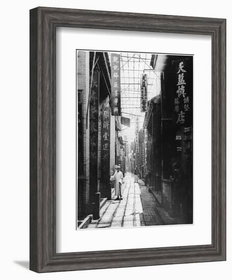 Physic Street, Canton, C.1867-72-John Thomson-Framed Photographic Print