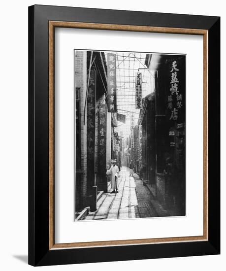 Physic Street, Canton, C.1867-72-John Thomson-Framed Photographic Print