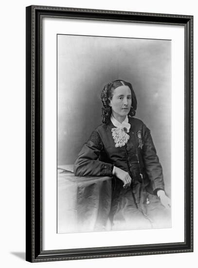 Physician Mary Edwards Walker-Mathew Brady-Framed Photographic Print