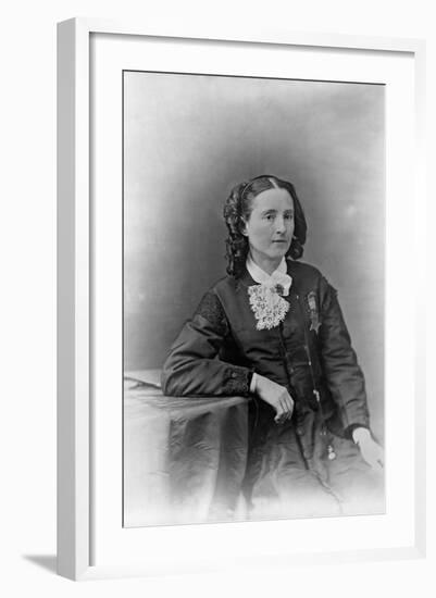 Physician Mary Edwards Walker-Mathew Brady-Framed Photographic Print