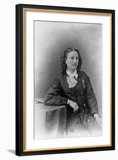 Physician Mary Edwards Walker-Mathew Brady-Framed Photographic Print