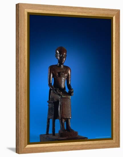 Physician, Statue of Imhotep, Tomb of Qar, Egypt-Kenneth Garrett-Framed Premier Image Canvas