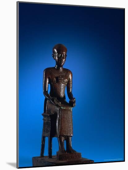 Physician, Statue of Imhotep, Tomb of Qar, Egypt-Kenneth Garrett-Mounted Photographic Print