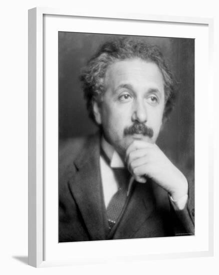 Physicist Albert Einstein-Emil Otto Hoppé-Framed Premium Photographic Print