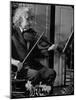 Physicist Dr. Albert Einstein Practicing His Beloved Violin-Hansel Mieth-Mounted Photographic Print