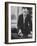 Physicist John A. Wheeler Attending a Meeting-Lisa Larsen-Framed Photographic Print