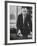 Physicist John A. Wheeler Attending a Meeting-Lisa Larsen-Framed Photographic Print