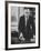 Physicist John A. Wheeler Attending a Meeting-Lisa Larsen-Framed Photographic Print