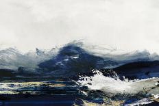 Ocean Splash II Grey Version-PI Studio-Framed Art Print
