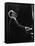 Pianist Arthur Rubenstein at the Piano, Smoking Cigar-Gjon Mili-Framed Premier Image Canvas