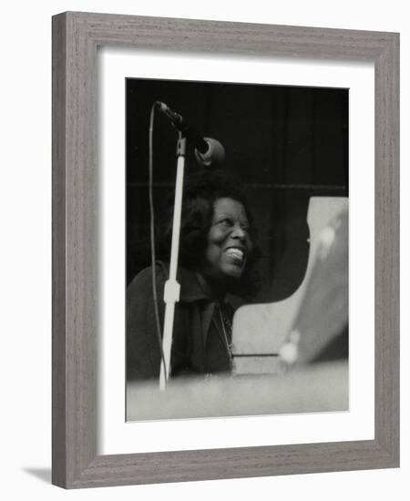 Pianist Mary Lou Williams at the Newport Jazz Festival, Ayresome Park, Middlesbrough, July 1978-Denis Williams-Framed Photographic Print