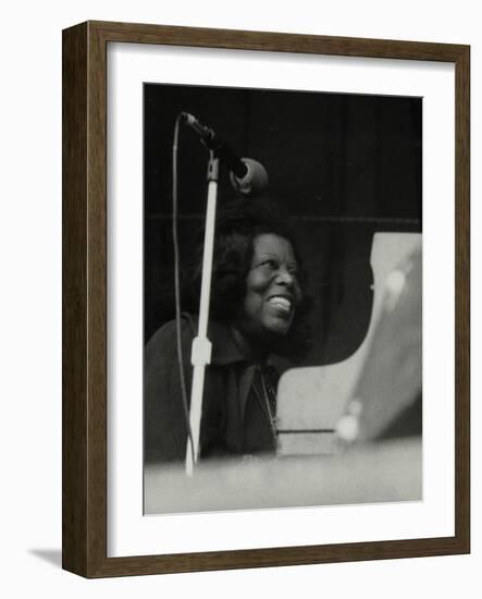 Pianist Mary Lou Williams at the Newport Jazz Festival, Ayresome Park, Middlesbrough, July 1978-Denis Williams-Framed Photographic Print