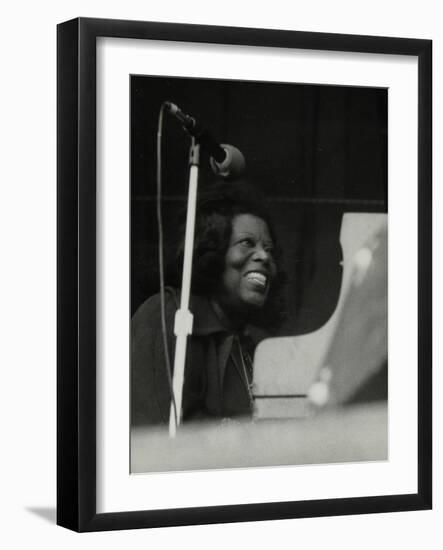Pianist Mary Lou Williams at the Newport Jazz Festival, Ayresome Park, Middlesbrough, July 1978-Denis Williams-Framed Photographic Print