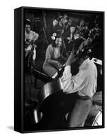 Pianist Mary Lou Williams Playing a Boogie Woogie Selection-Gjon Mili-Framed Premier Image Canvas