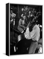 Pianist Mary Lou Williams Playing a Boogie Woogie Selection-Gjon Mili-Framed Premier Image Canvas