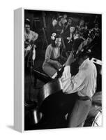 Pianist Mary Lou Williams Playing a Boogie Woogie Selection-Gjon Mili-Framed Premier Image Canvas